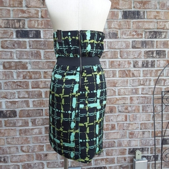 NWT THE LIMITED Ruffle Strapless Belted Dress SZ 2 - Picture 2 of 5